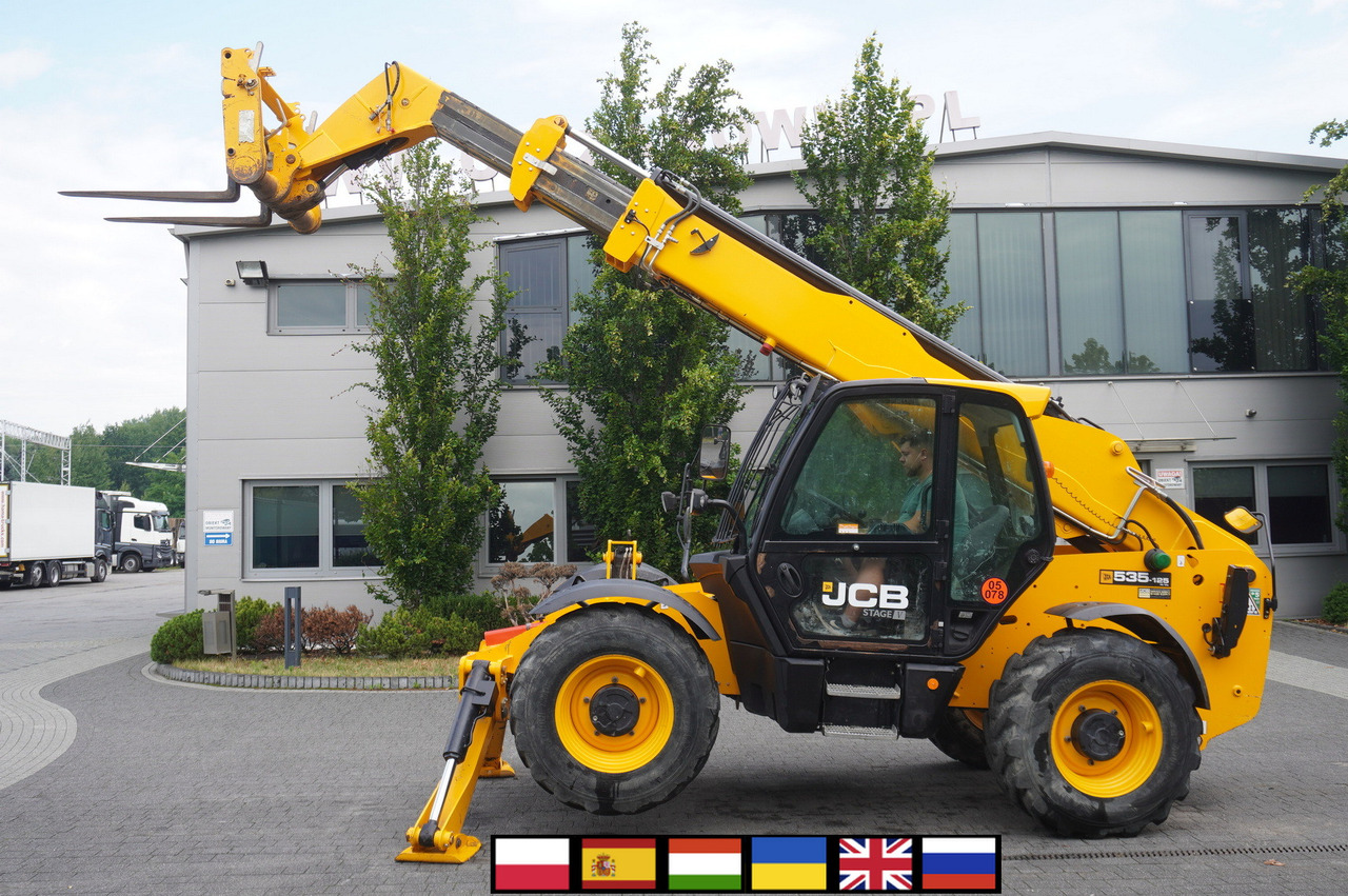 JCB 535-125 / 1500 MTH! / reach 12.5 m / 2021 / 3.5 t - Empilhador telescópico: foto 1 JCB 535-125 / 1500 MTH! / reach 12.5 m / 2021 / 3.5 t - Empilhador telescópico: foto 1