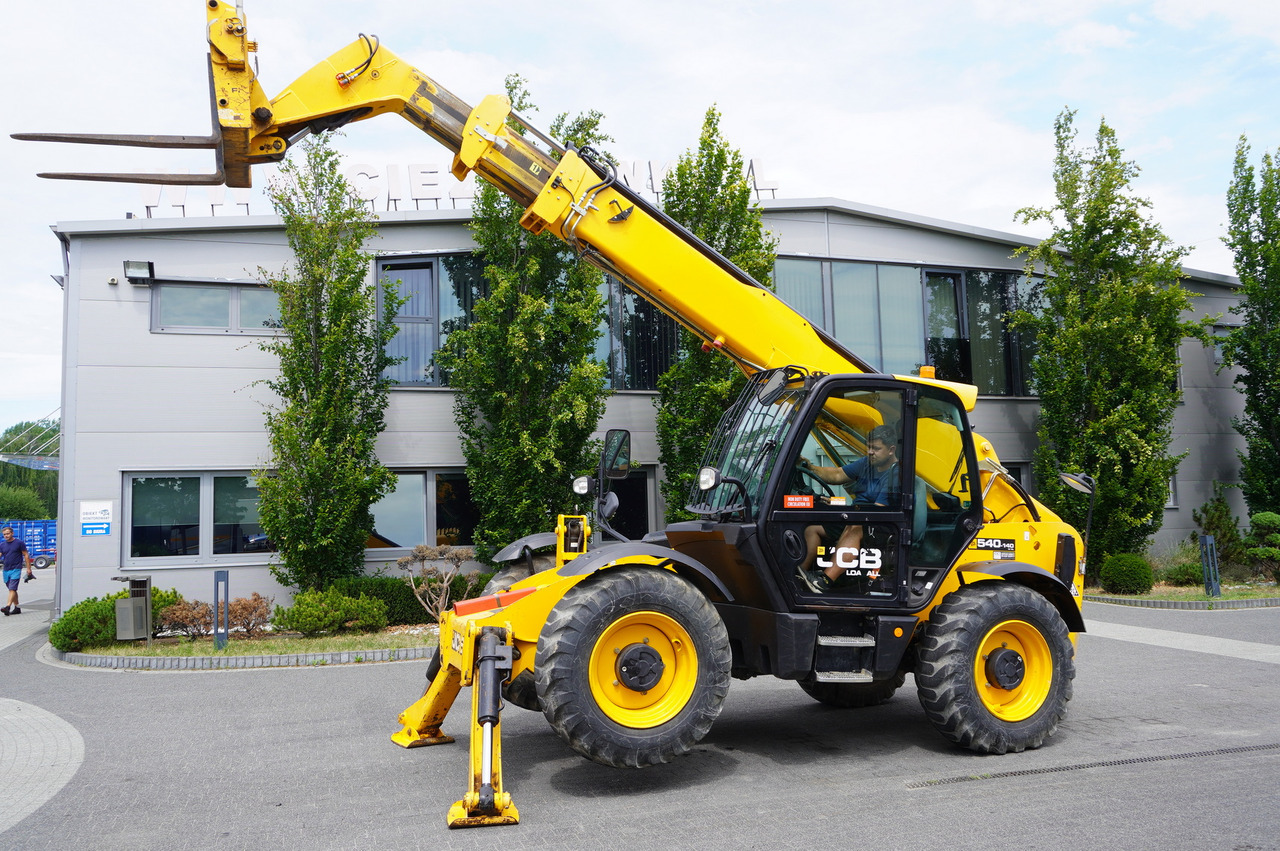 Pá carregadora telescópica JCB 540-140 telescopic loader / 14 m range / 1800 MTH: foto 19
