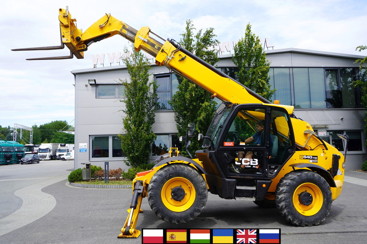 JCB 540-140 telescopic loader / 14 m range / 1800 MTH - Pá carregadora telescópica: foto 1 JCB 540-140 telescopic loader / 14 m range / 1800 MTH - Pá carregadora telescópica: foto 1