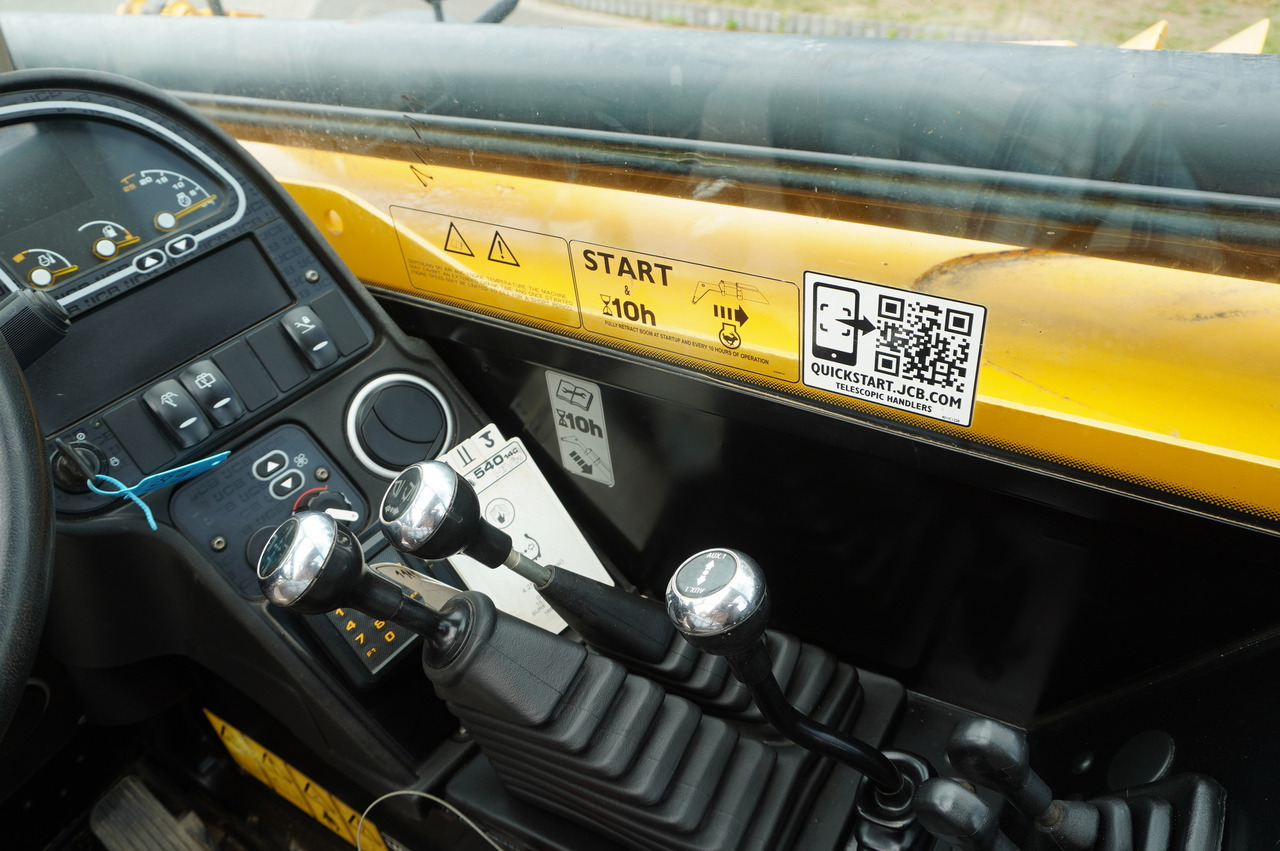 Pá carregadora telescópica JCB 540-140 telescopic loader / 14 m range / 1800 MTH: foto 26