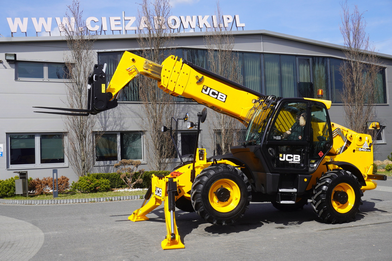 JCB 540-170 Telescopic Loader / 17m / joystick - Pá carregadora de rodas: foto 1 JCB 540-170 Telescopic Loader / 17m / joystick - Pá carregadora de rodas: foto 1