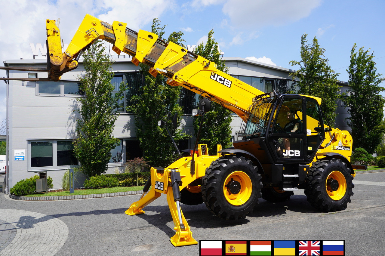 JCB 540-200 Telescopic Loader / 20 m reach / joystick - Pá carregadora telescópica: foto 1 JCB 540-200 Telescopic Loader / 20 m reach / joystick - Pá carregadora telescópica: foto 1