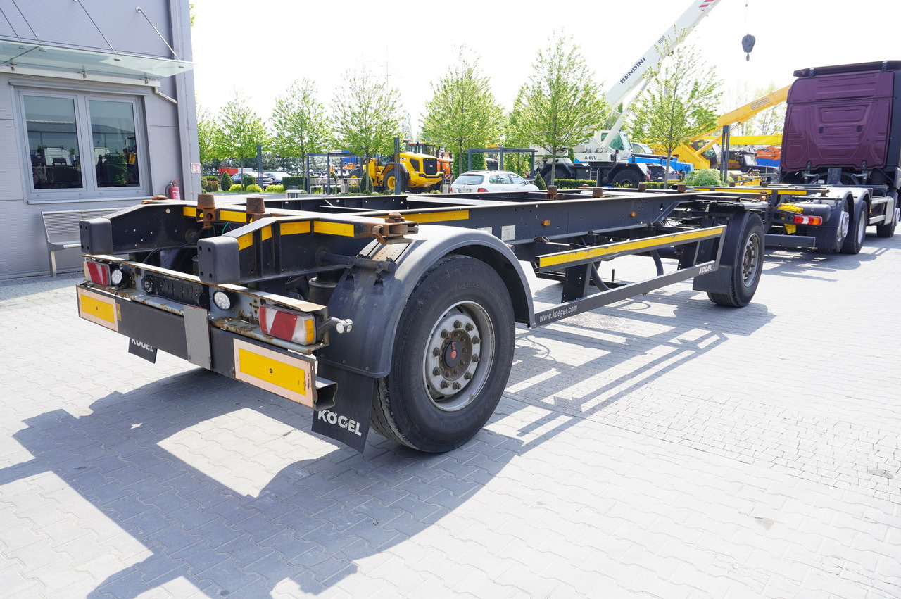 Reboque chassi KOGEL AWE 18, two-axle, BDF, 7.5m chassis , air suspension, SAF axles [ Copy ]: foto 6