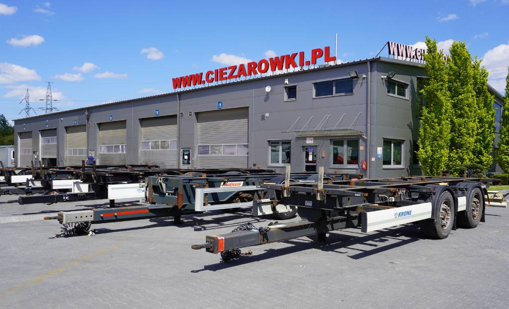 KRONE Trailer Krone BDF / 18 t - Reboque transportador de contêineres/ Caixa móvel: foto 1 KRONE Trailer Krone BDF / 18 t - Reboque transportador de contêineres/ Caixa móvel: foto 1