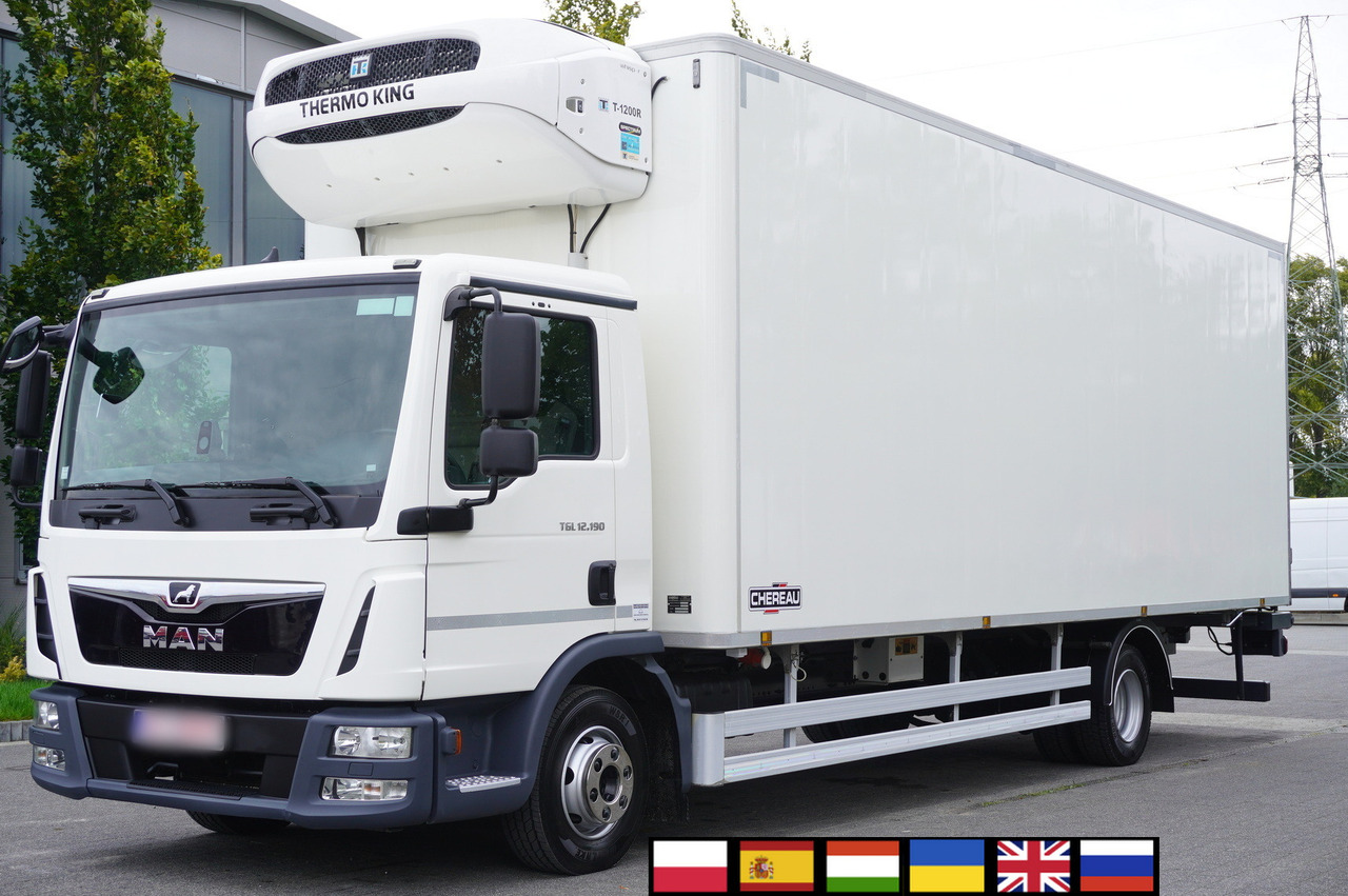 MAN TGL 12.190 / CHEREAU Refrigerator 18 PAL multitemperature / Thermoking T-1200R / 100,000 km - Camião frigorífico: foto 1 MAN TGL 12.190 / CHEREAU Refrigerator 18 PAL multitemperature / Thermoking T-1200R / 100,000 km - Camião frigorífico: foto 1
