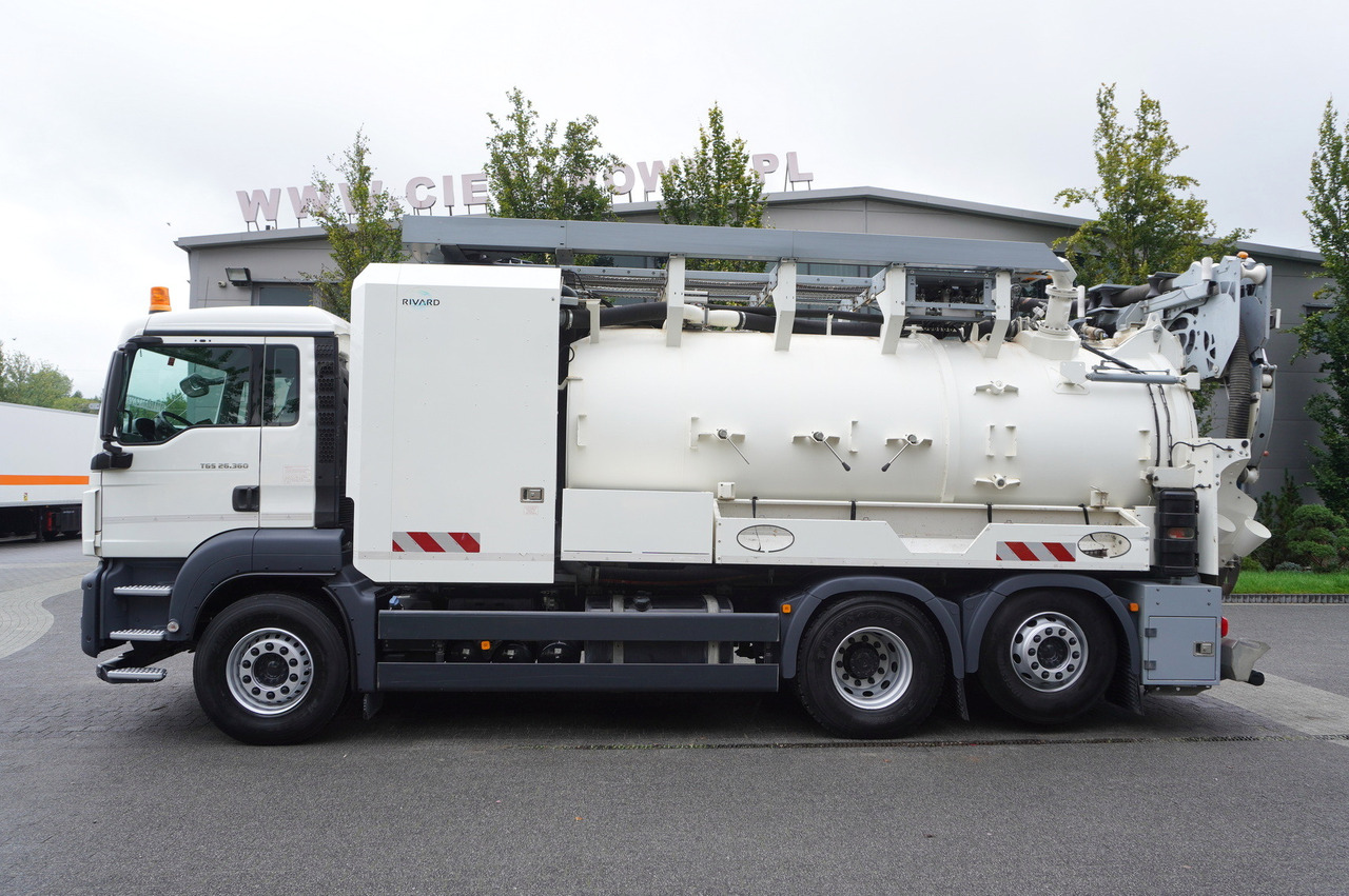 MAN TGS 26.360 E6 / RIVARD sewage cleaner 18 m3 / 180 tho. km / steering axle / 2 units - Caminhão limpa fossa: foto 3 MAN TGS 26.360 E6 / RIVARD sewage cleaner 18 m3 / 180 tho. km / steering axle / 2 units - Caminhão limpa fossa: foto 3