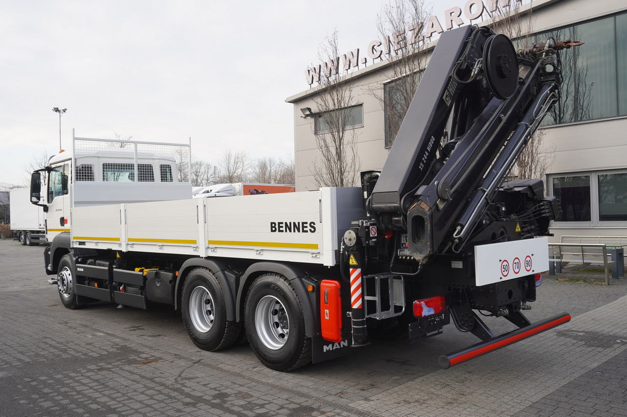 MAN TGS 26.400 / HDS HIAB 244 EP-4 HIDUO 8500 kg / 6x4 - Camião de caixa aberta/ Plataforma, Camião grua: foto 3 MAN TGS 26.400 / HDS HIAB 244 EP-4 HIDUO 8500 kg / 6x4 - Camião de caixa aberta/ Plataforma, Camião grua: foto 3