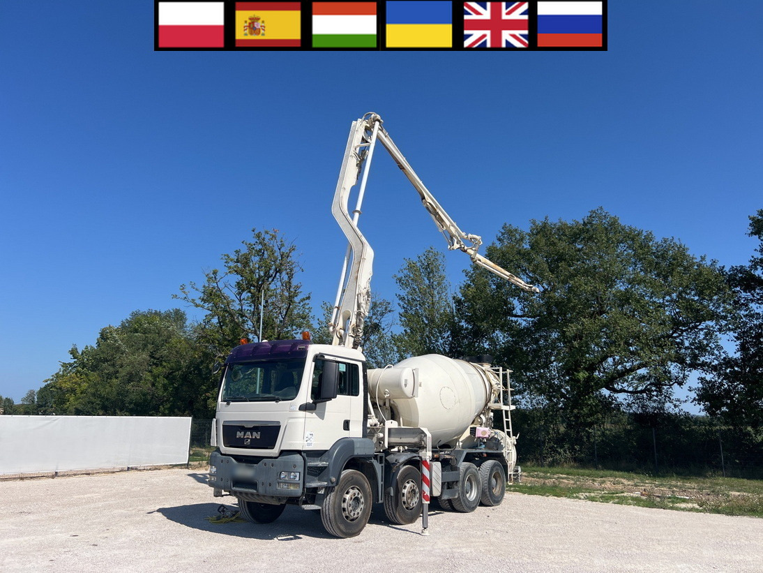 MAN TGS 32.400 8x4 Concrete Mixer Pump truck / 426 MTH !!! / 18 meters - Autobomba de betão: foto 1 MAN TGS 32.400 8x4 Concrete Mixer Pump truck / 426 MTH !!! / 18 meters - Autobomba de betão: foto 1