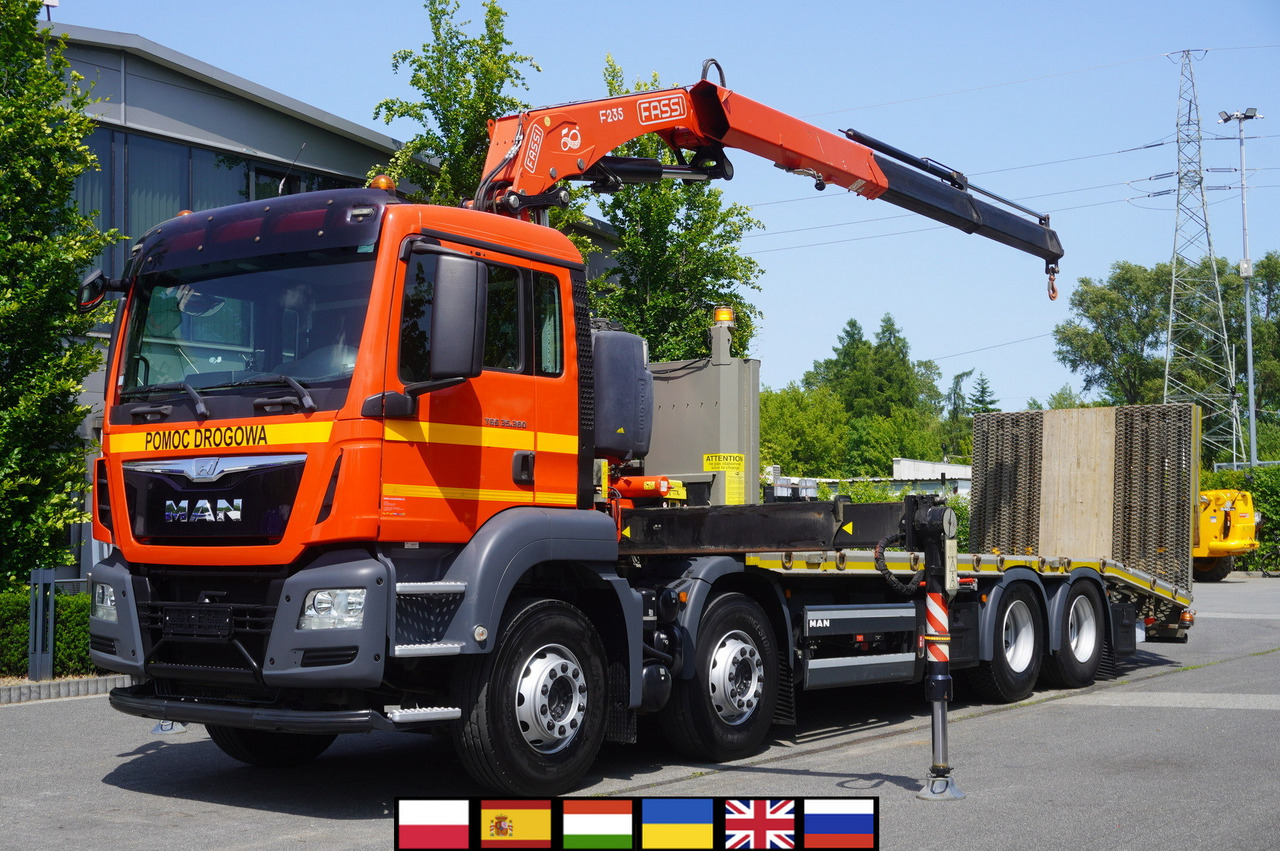 MAN TGS 35.360 E6 8x2 / FASSI F235 crane / 6.5 T cap. / 8.3 m reach - Caminhão reboque: foto 1 MAN TGS 35.360 E6 8x2 / FASSI F235 crane / 6.5 T cap. / 8.3 m reach - Caminhão reboque: foto 1