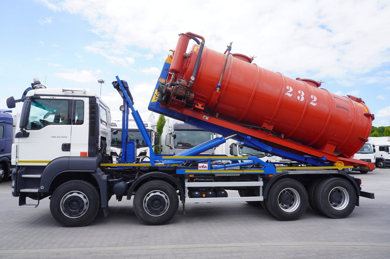 MAN TGS 35.400 8 × 4 E5 / HYVA HOOK LIFT 32.56 SE / Septic barrel 13000 L - Cisterna de chorume: foto 3 MAN TGS 35.400 8 × 4 E5 / HYVA HOOK LIFT 32.56 SE / Septic barrel 13000 L - Cisterna de chorume: foto 3