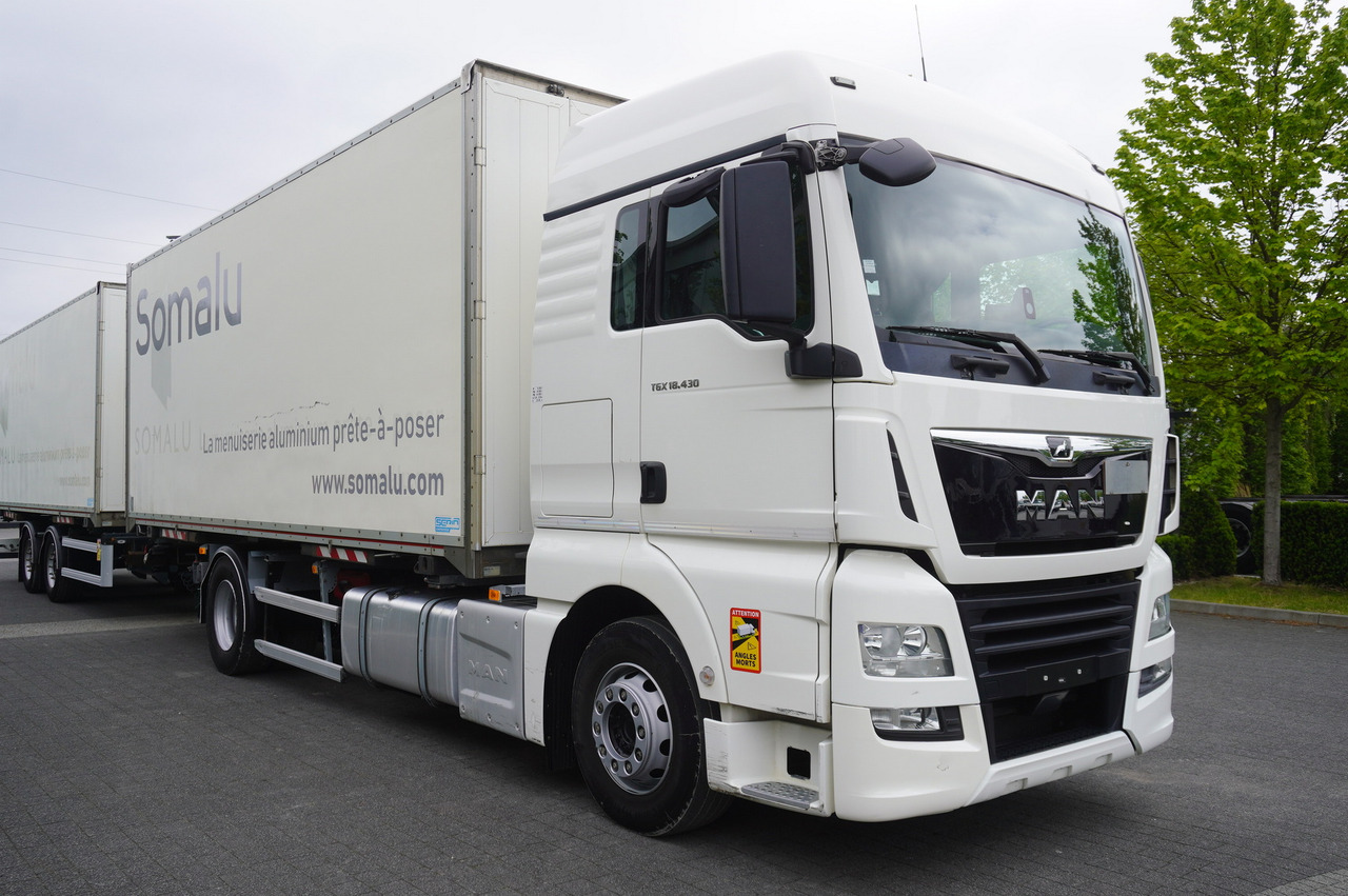 MAN TGX 18.430 / 18 EPAL box / Fruehauf 18 EPAL box trailer / 2021 - Camião furgão: foto 5 MAN TGX 18.430 / 18 EPAL box / Fruehauf 18 EPAL box trailer / 2021 - Camião furgão: foto 5