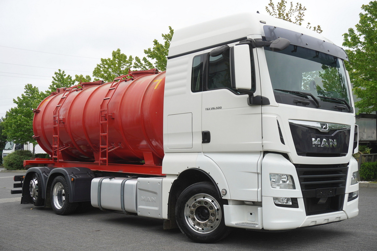 Cisterna de chorume MAN TGX 26.500 / NEW Stal Septic barrel 13000 l / steering 3rd axle: foto 6