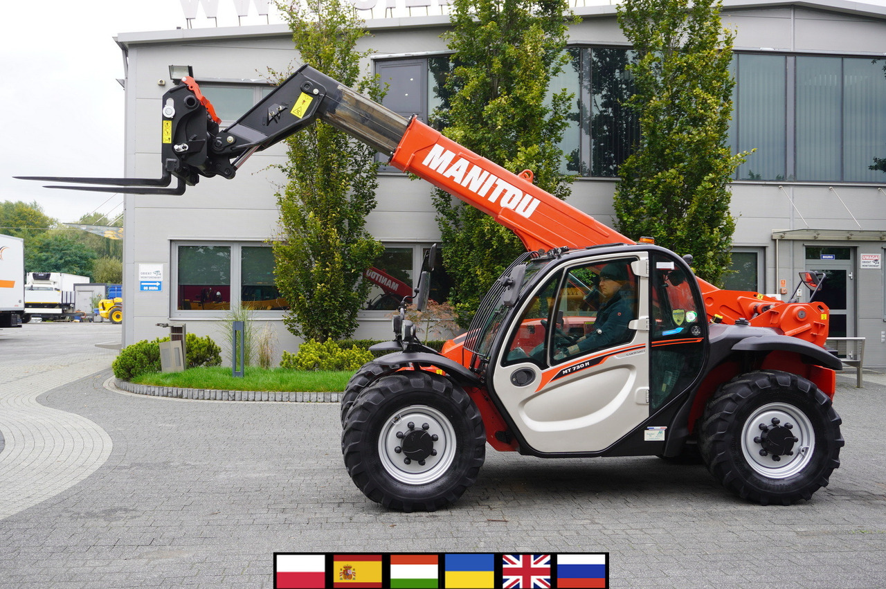 MANITOU MT 730 H / 7 m reach / 3 t / height 190 cm / 2900 MTH! / Joystick - Pá carregadora telescópica: foto 1 MANITOU MT 730 H / 7 m reach / 3 t / height 190 cm / 2900 MTH! / Joystick - Pá carregadora telescópica: foto 1