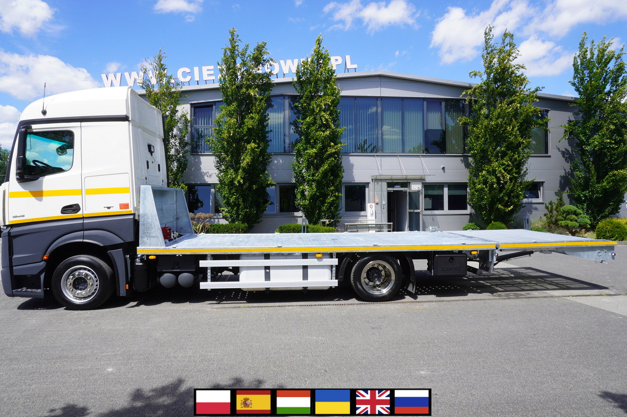 MERCEDES-BENZ Actros 1845 4×2 E6 / NEW tow truck platform 8.3 m / Sleeper cab - Camião transporte de veículos: foto 1 MERCEDES-BENZ Actros 1845 4×2 E6 / NEW tow truck platform 8.3 m / Sleeper cab - Camião transporte de veículos: foto 1