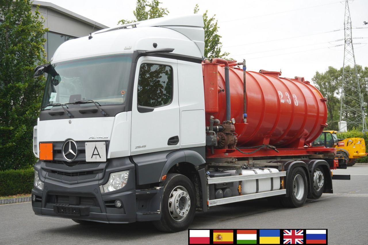MERCEDES-BENZ Actros 2545 6 × 2 MP5 / NEW septic barrel 13000 L - Camião cisterna: foto 1 MERCEDES-BENZ Actros 2545 6 × 2 MP5 / NEW septic barrel 13000 L - Camião cisterna: foto 1