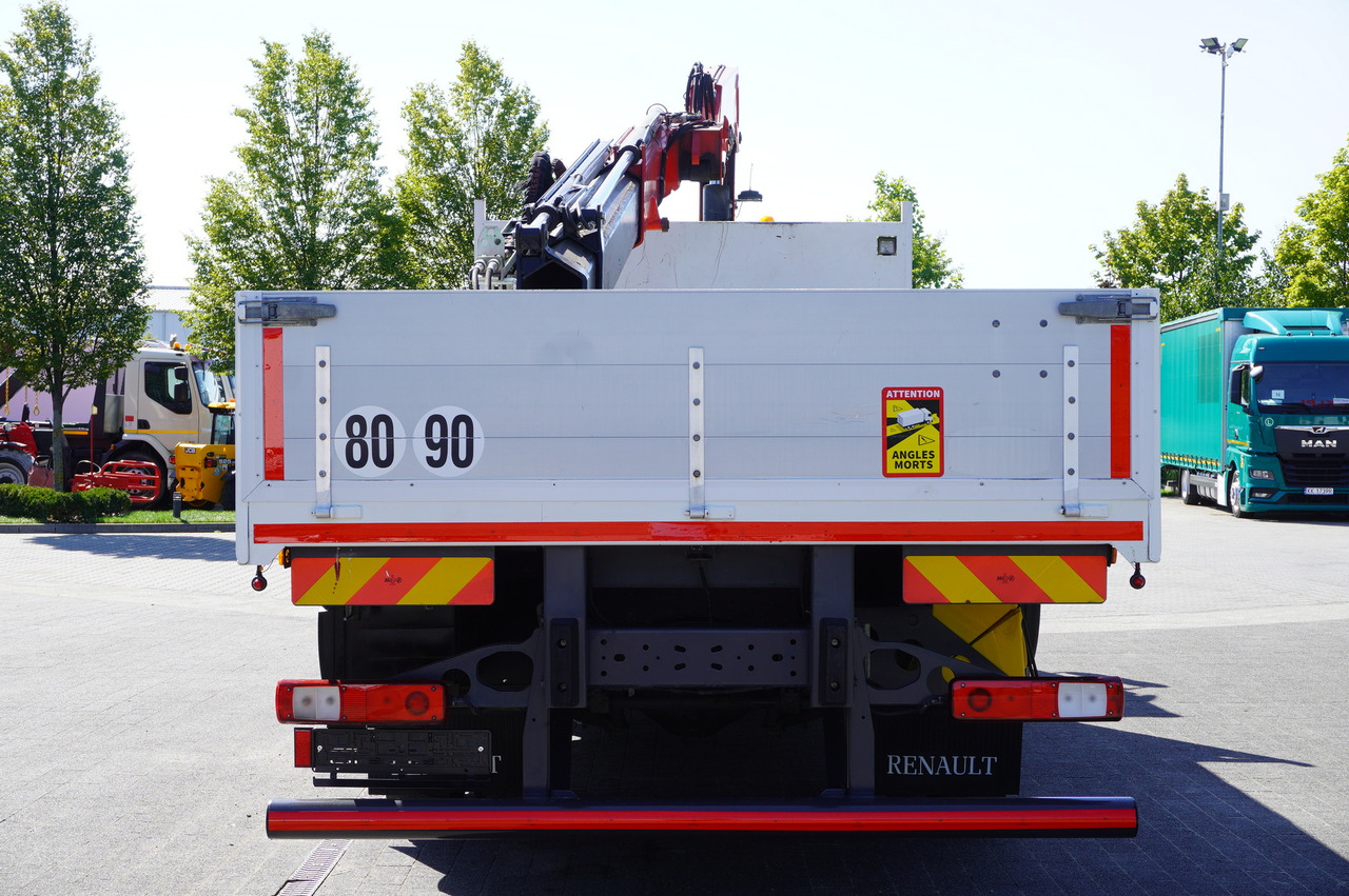 RENAULT C280 DTI 8 / FASSI crane 5.6 T / range 8 m / Flatbed 15 EPAL - Camião de caixa aberta/ Plataforma, Camião grua: foto 3 RENAULT C280 DTI 8 / FASSI crane 5.6 T / range 8 m / Flatbed 15 EPAL - Camião de caixa aberta/ Plataforma, Camião grua: foto 3
