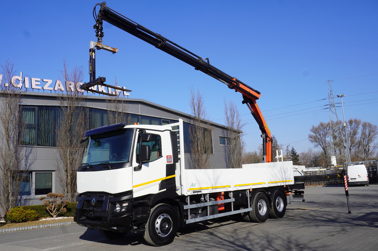 RENAULT C380 / 6x4 / HDS Palfinger PK 18002-EH 6000 kg - Grua móvel: foto 1 RENAULT C380 / 6x4 / HDS Palfinger PK 18002-EH 6000 kg - Grua móvel: foto 1