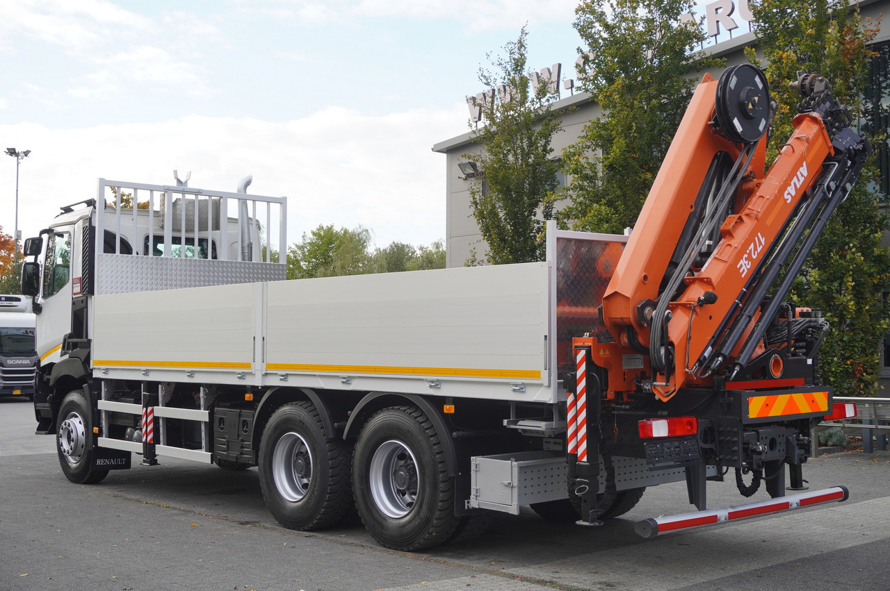 RENAULT C380 Comfort 6x4 / Atlas 172.3E crane / Range 12.3 m / capacity 6.1 t / Flatbed 17 EPAL - Camião grua: foto 5 RENAULT C380 Comfort 6x4 / Atlas 172.3E crane / Range 12.3 m / capacity 6.1 t / Flatbed 17 EPAL - Camião grua: foto 5
