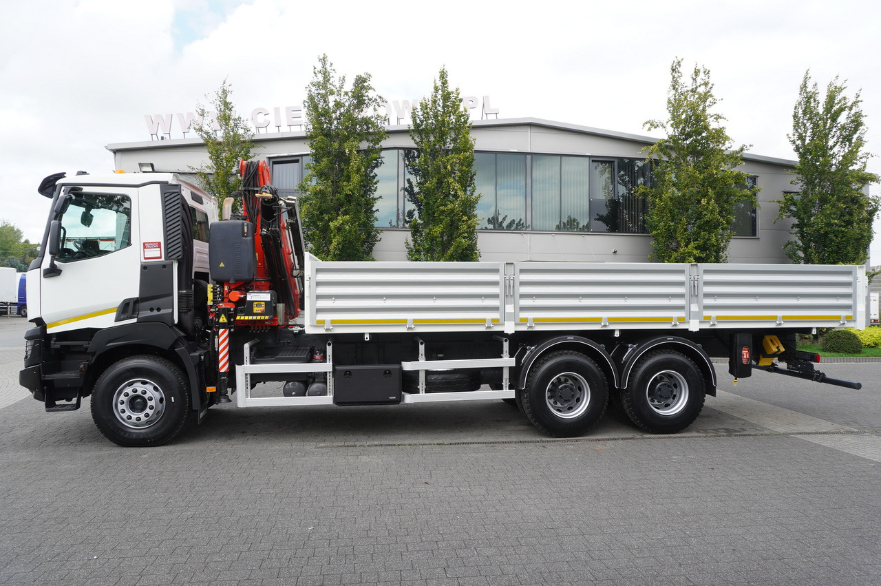 RENAULT K380 6×4 / FASSI F175 crane 7.85 t / 120 thousand km! / 2-sided tipper - Camião grua: foto 5 RENAULT K380 6×4 / FASSI F175 crane 7.85 t / 120 thousand km! / 2-sided tipper - Camião grua: foto 5