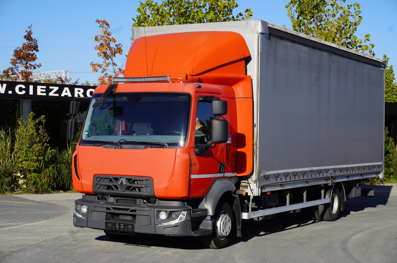 RENAULT Midlum 12.245 / dropside / sleeper / 18 pallets - Camião de lona: foto 1 RENAULT Midlum 12.245 / dropside / sleeper / 18 pallets - Camião de lona: foto 1