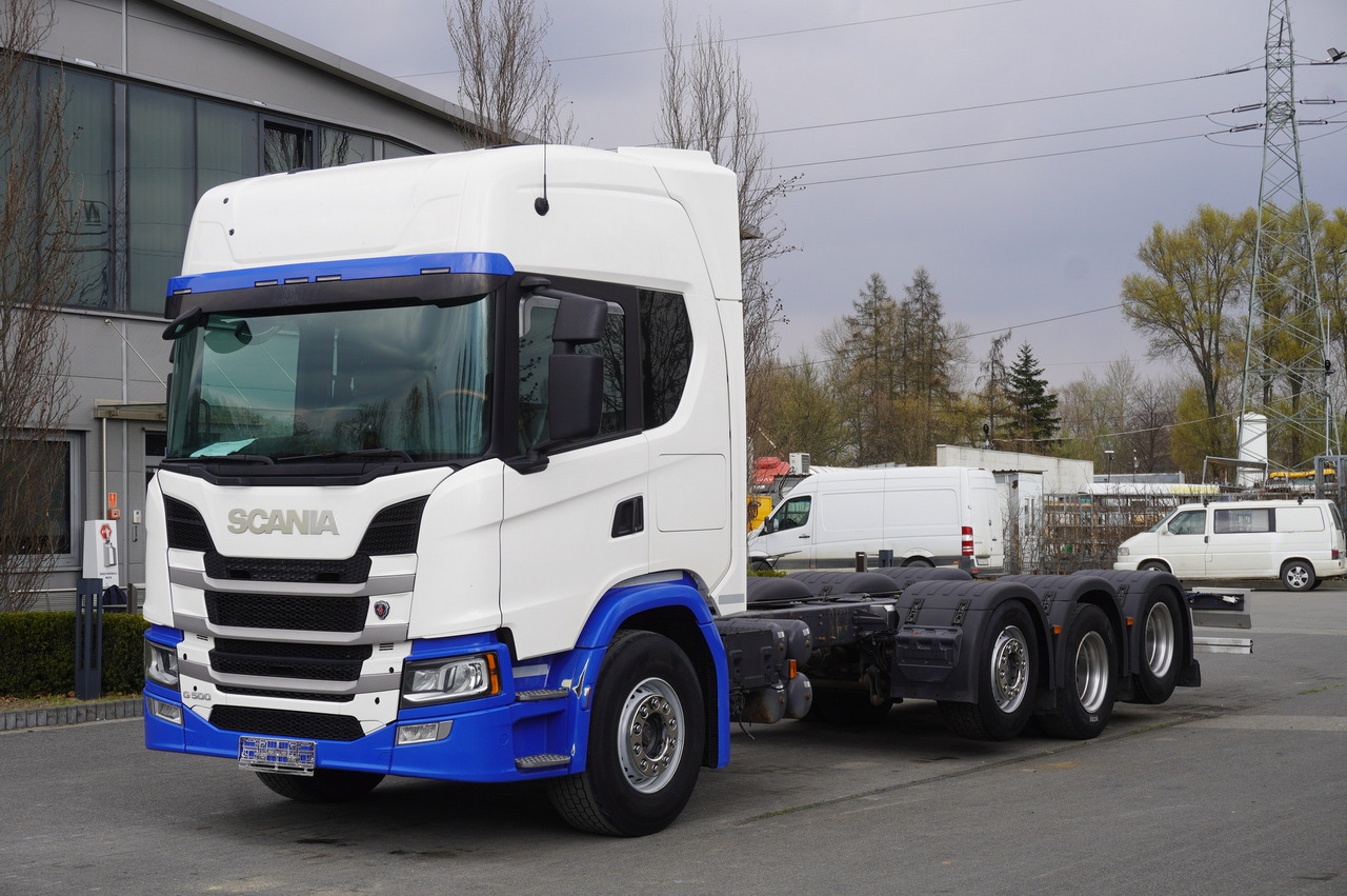 SCANIA G500 8x2 / 2nd axis steered / Chassis 8.35 m / 2021 - Camião grua: foto 1 SCANIA G500 8x2 / 2nd axis steered / Chassis 8.35 m / 2021 - Camião grua: foto 1
