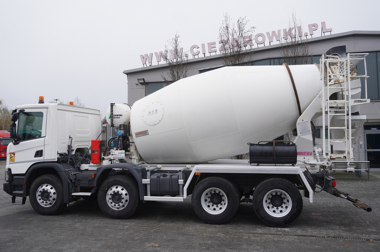 SCANIA P410 XT 8x4 / 80 tho. km!!! / SCHWING-STATTER AM 9 FHC 9 m3 concrete mixer - Camião betoneira: foto 5 SCANIA P410 XT 8x4 / 80 tho. km!!! / SCHWING-STATTER AM 9 FHC 9 m3 concrete mixer - Camião betoneira: foto 5