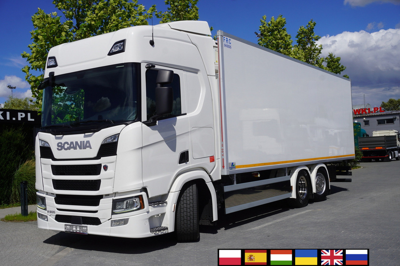 SCANIA R500 / Lecapitaine refrigerator 20 EPAL / Carrier Supra 950 / Steered 3rd axle - Camião frigorífico: foto 1 SCANIA R500 / Lecapitaine refrigerator 20 EPAL / Carrier Supra 950 / Steered 3rd axle - Camião frigorífico: foto 1