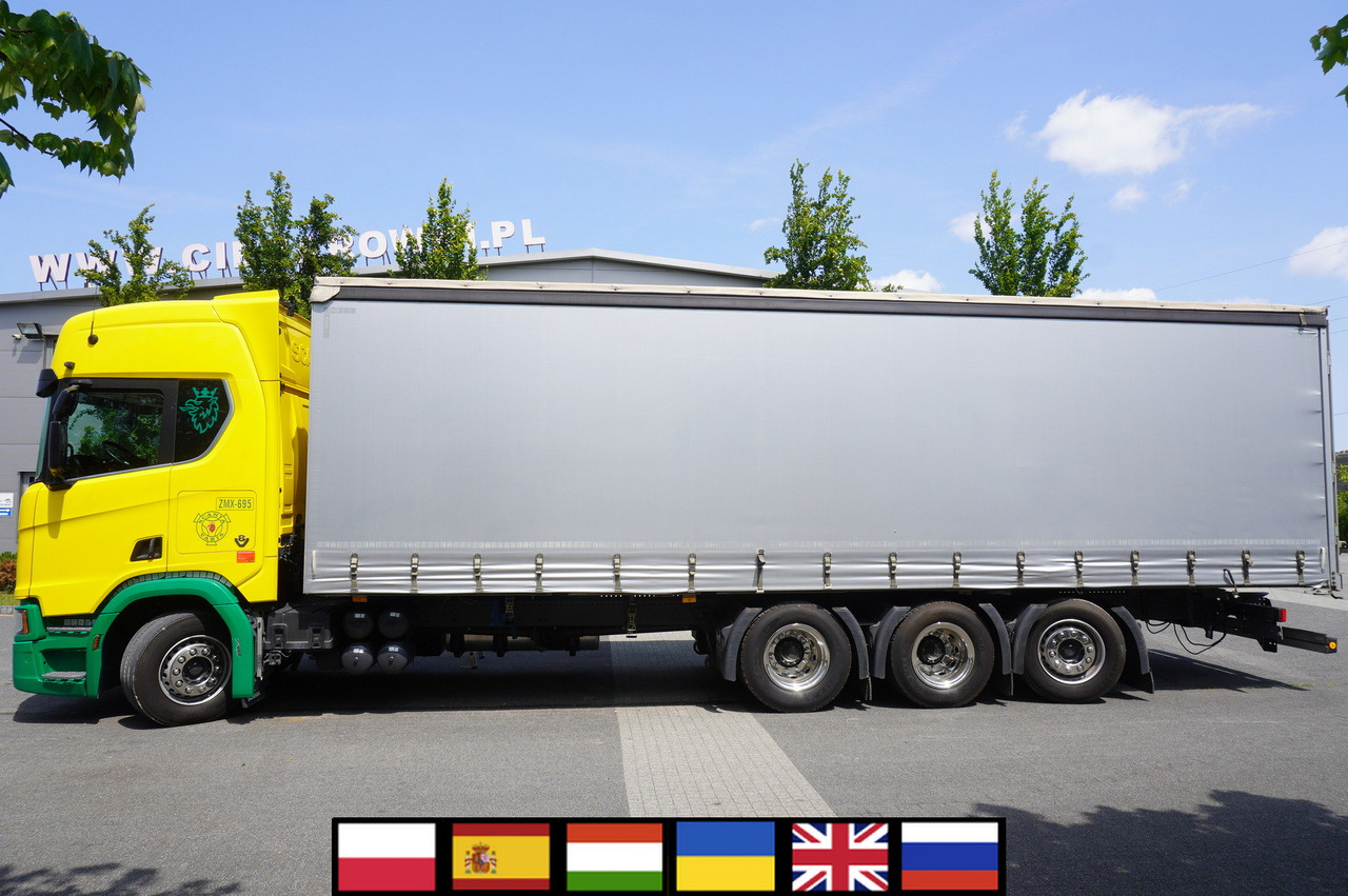 SCANIA R650 V8 8x4 /4 / 2020 / Curtainsider 23 EPAL - Camião de lona: foto 1 SCANIA R650 V8 8x4 /4 / 2020 / Curtainsider 23 EPAL - Camião de lona: foto 1