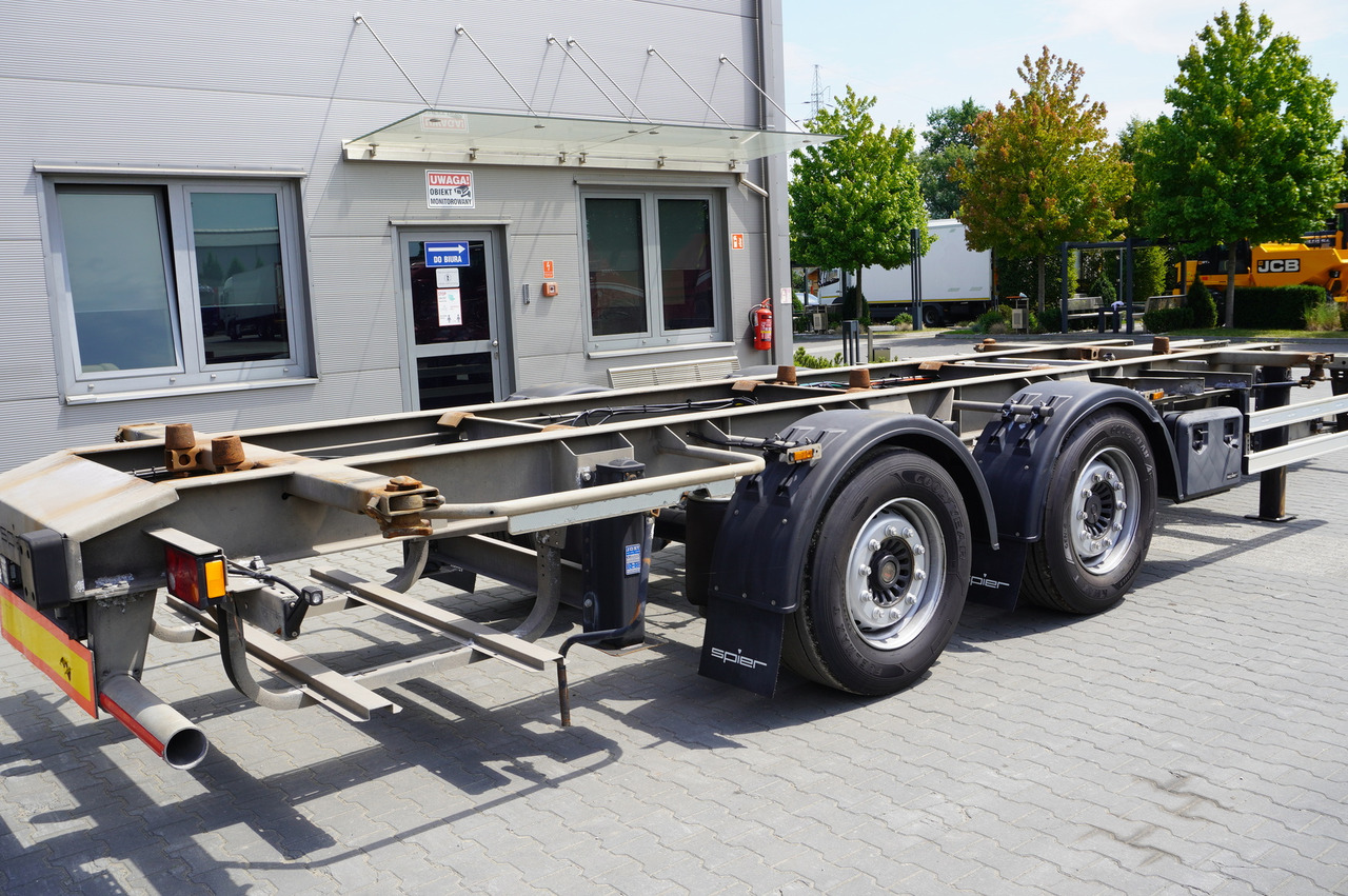 SPIER Trailer ZWL 290 BDF / 18 t - Reboque chassi: foto 1 SPIER Trailer ZWL 290 BDF / 18 t - Reboque chassi: foto 1