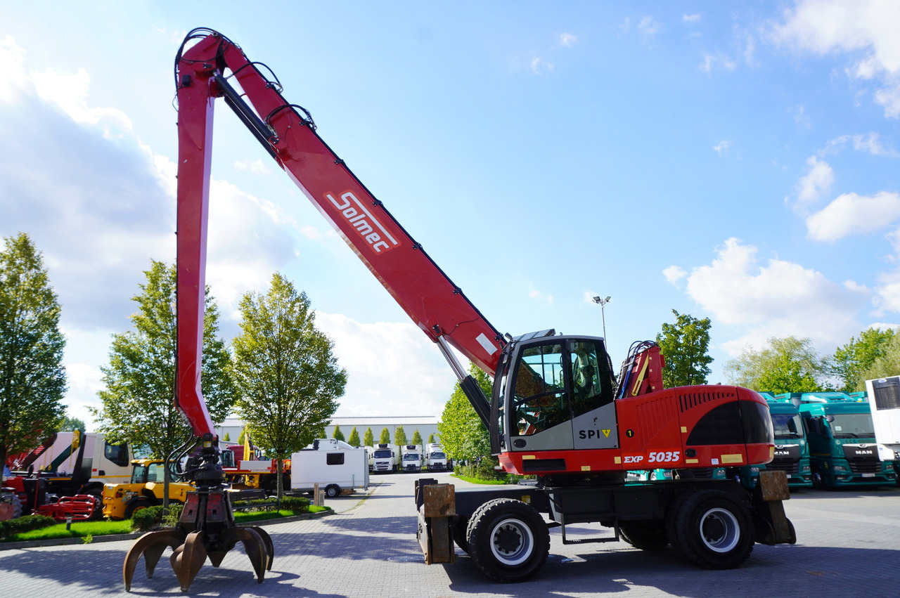 Solmec EXP 5035 / 6000 mth ! / 37t material handler - Escavadeira de rodas: foto 5 Solmec EXP 5035 / 6000 mth ! / 37t material handler - Escavadeira de rodas: foto 5