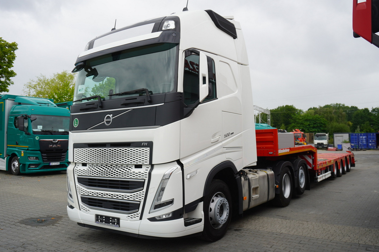 VOLVO FH 500 6 × 2 Globetrotter XL / 2023 / 114 thousand km / Brand-new low-loader Kässbohrer LB3E semi-trailer - Camião transporte de veículos: foto 5 VOLVO FH 500 6 × 2 Globetrotter XL / 2023 / 114 thousand km / Brand-new low-loader Kässbohrer LB3E semi-trailer - Camião transporte de veículos: foto 5