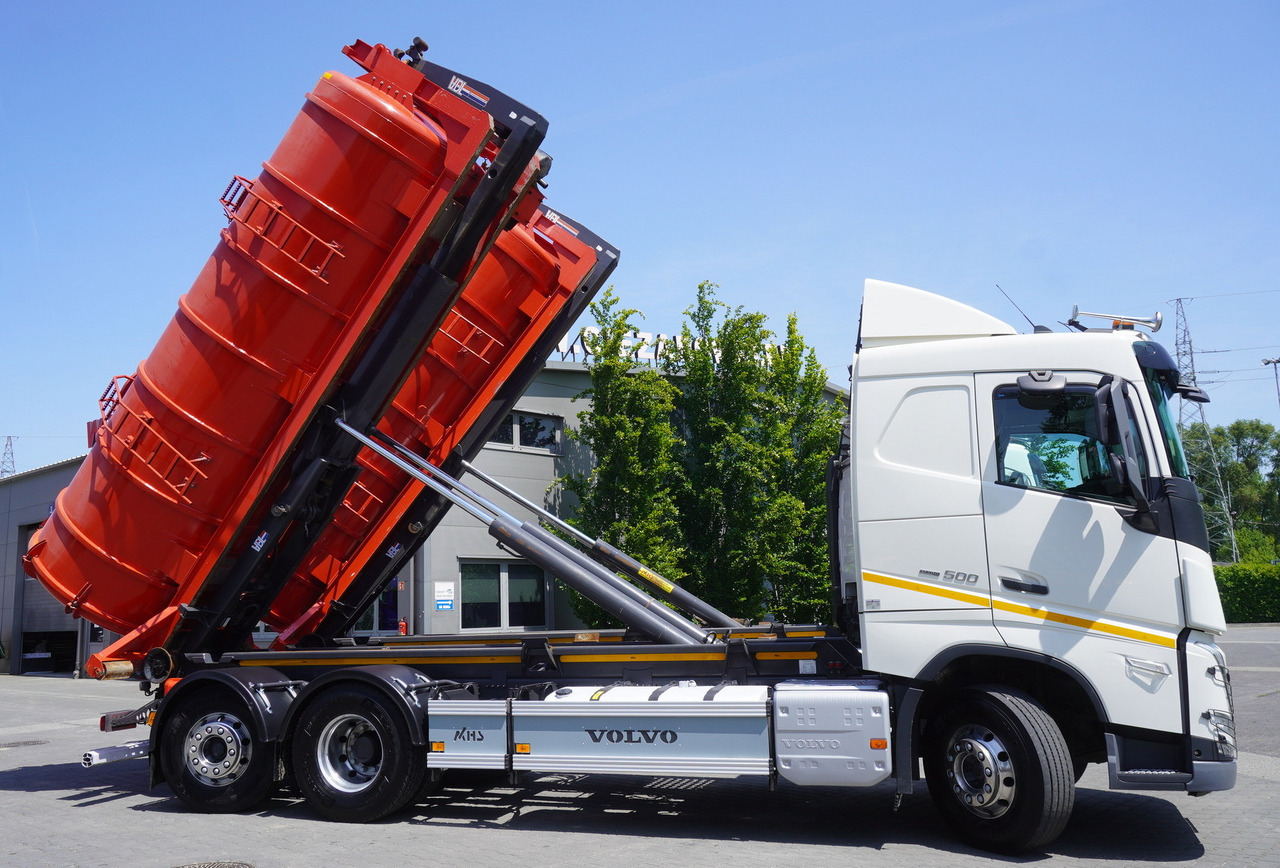 VOLVO Volvo FH 500 / Septic barrel 13000 l / Hook lift 21 t / 2022 / 3rd axle steered / 2 units - Cisterna de chorume: foto 5 VOLVO Volvo FH 500 / Septic barrel 13000 l / Hook lift 21 t / 2022 / 3rd axle steered / 2 units - Cisterna de chorume: foto 5