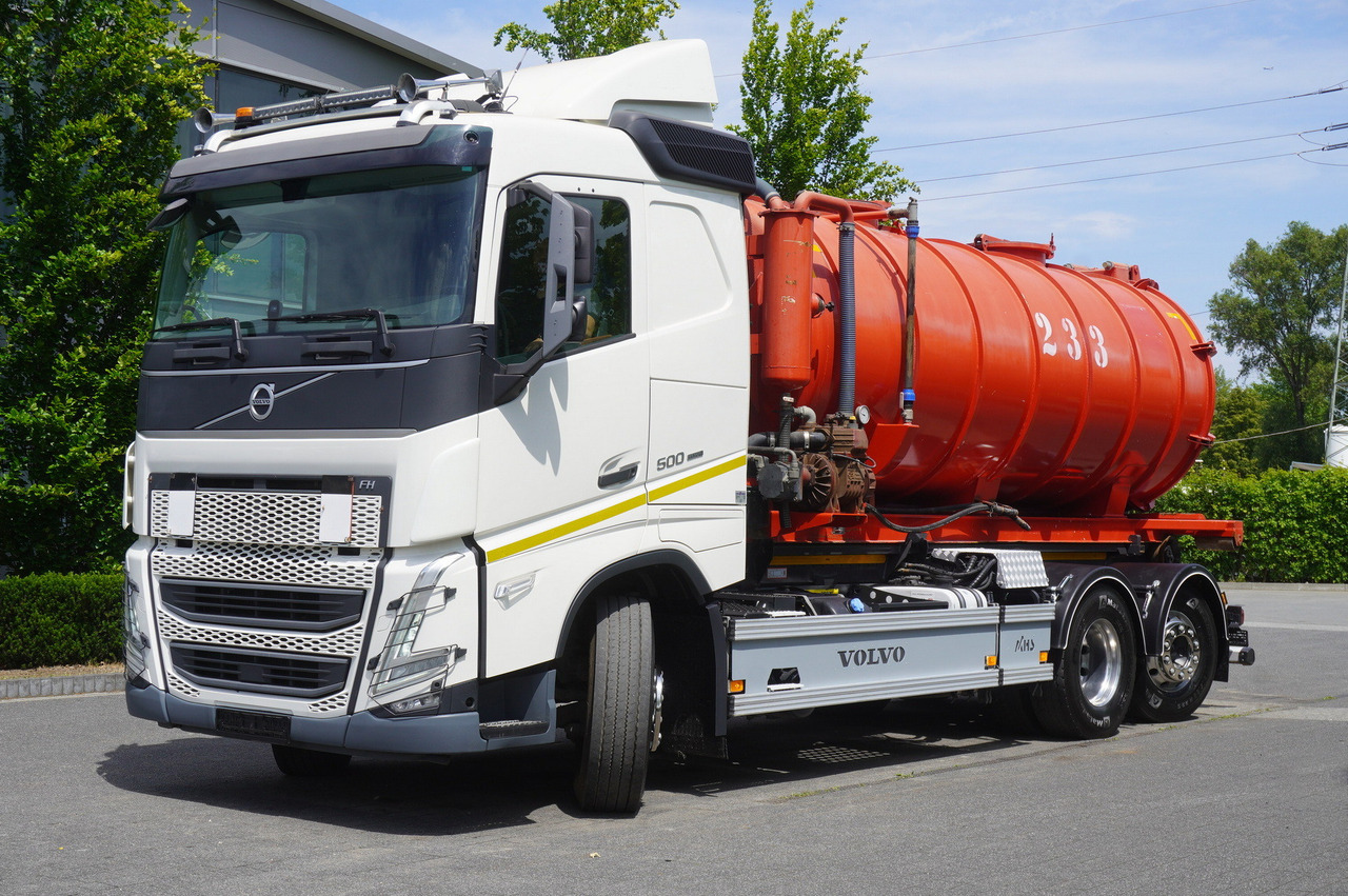 VOLVO Volvo FH 500 / Septic barrel 13000 l / Hook lift 21 t / 2022 / 3rd axle steered / 2 units - Cisterna de chorume: foto 2 VOLVO Volvo FH 500 / Septic barrel 13000 l / Hook lift 21 t / 2022 / 3rd axle steered / 2 units - Cisterna de chorume: foto 2