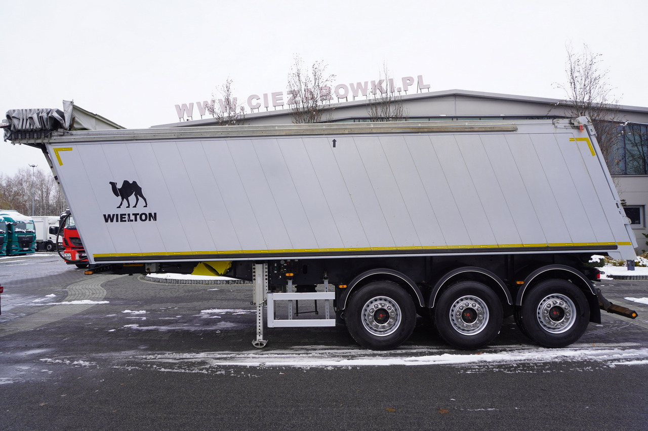 WIELTON NW-3 / weight 6.2 t / capacity 38m3 / Electrically folded roof / Teflon / 20 units, 2022 - Semi-reboque basculante: foto 3 WIELTON NW-3 / weight 6.2 t / capacity 38m3 / Electrically folded roof / Teflon / 20 units, 2022 - Semi-reboque basculante: foto 3