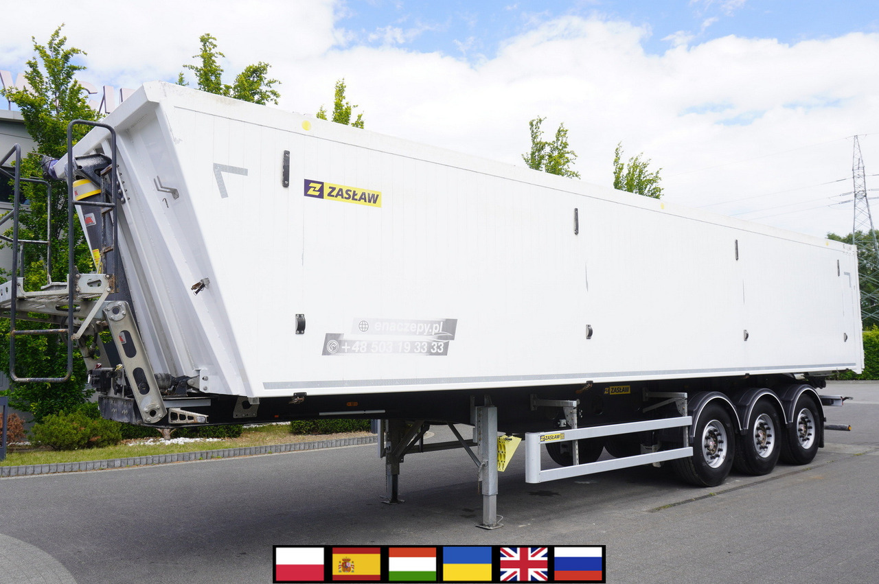ZASŁAW D 653A semi-trailer/ 2021 / 56 m3 - Semi-reboque basculante: foto 1 ZASŁAW D 653A semi-trailer/ 2021 / 56 m3 - Semi-reboque basculante: foto 1