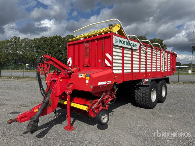 2013 Poettinger Jumbo 7210 D T/A Drawbar Silage Wagon - Autocarregadora: foto 1 2013 Poettinger Jumbo 7210 D T/A Drawbar Silage Wagon - Autocarregadora: foto 1