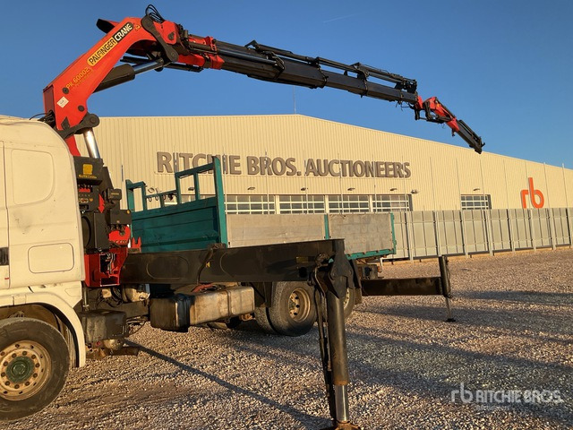 2003 Scania R124L 2007 Palfinger PK60002 19000 kg ... Flatbed Truck with Crane - Camião de caixa aberta/ Plataforma, Camião grua: foto 5 2003 Scania R124L 2007 Palfinger PK60002 19000 kg ... Flatbed Truck with Crane - Camião de caixa aberta/ Plataforma, Camião grua: foto 5