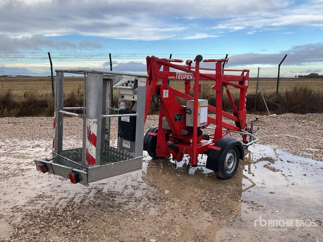 2003 Teupen MOSKITO UL10 Telescopic Boom Lift - Plataforma de elevaçao rebocável: foto 1 2003 Teupen MOSKITO UL10 Telescopic Boom Lift - Plataforma de elevaçao rebocável: foto 1