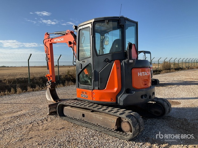2016 Hitachi ZX55U-5 Mini Excavator: <6.6t - Mini escavadeira: foto 3 2016 Hitachi ZX55U-5 Mini Excavator: <6.6t - Mini escavadeira: foto 3