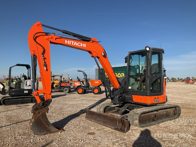 2016 Hitachi ZX55U-5 Mini Excavator: <6.6t - Mini escavadeira: foto 1 2016 Hitachi ZX55U-5 Mini Excavator: <6.6t - Mini escavadeira: foto 1