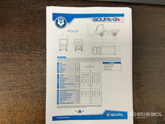 2019 Goupil G4M Electric Utility Vehicle - Veículo municipal/ Especial: foto 5 2019 Goupil G4M Electric Utility Vehicle - Veículo municipal/ Especial: foto 5