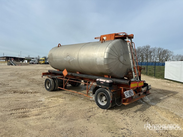 1988 Secmair Original 9500 gal Remorque Citerne A Bitume Asphalt Tank Trailer - Reboque cisterna: foto 4 1988 Secmair Original 9500 gal Remorque Citerne A Bitume Asphalt Tank Trailer - Reboque cisterna: foto 4