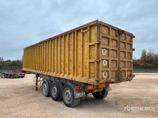 1989 Trailor S383EL Tri/A Semi-Remorque Benne 3 Essieux End Dump Trailer - Reboque basculante: foto 2 1989 Trailor S383EL Tri/A Semi-Remorque Benne 3 Essieux End Dump Trailer - Reboque basculante: foto 2