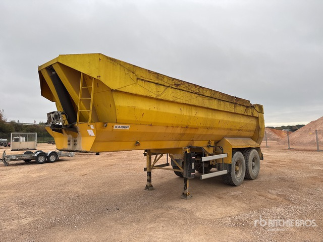 2000 Kaiser S3302V T/A Semi-Remorque Benne 2 Essieux End Dump Trailer - Reboque basculante: foto 1 2000 Kaiser S3302V T/A Semi-Remorque Benne 2 Essieux End Dump Trailer - Reboque basculante: foto 1