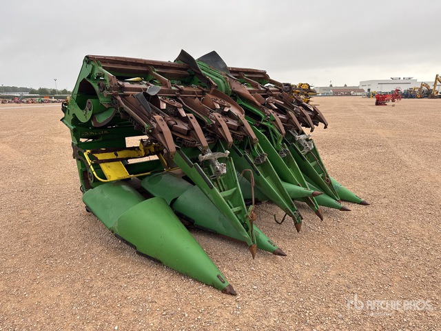 2008 John Deere 194-608CF-JD Cueilleur A Mais 8 Rangs 8 Row Corn Combine Harvester - Plataforma para colher milho: foto 2 2008 John Deere 194-608CF-JD Cueilleur A Mais 8 Rangs 8 Row Corn Combine Harvester - Plataforma para colher milho: foto 2