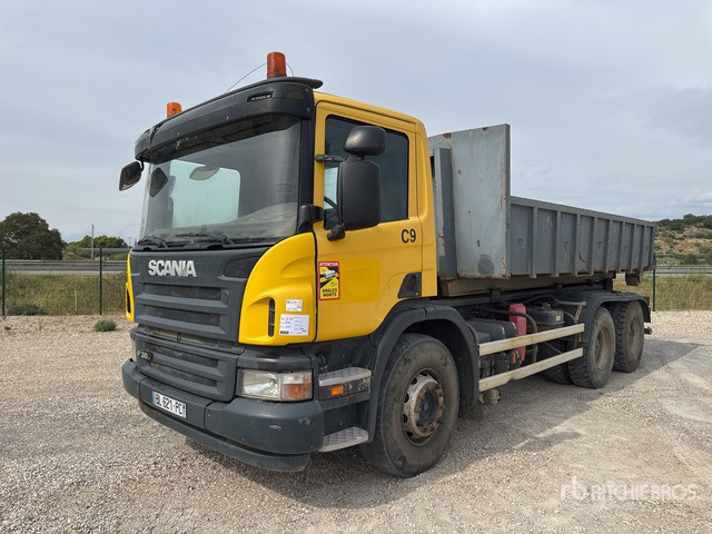 2008 Scania P380 6x4 Camion Amplirol 6x4 Roll-Off Truck - Camião polibenne: foto 2 2008 Scania P380 6x4 Camion Amplirol 6x4 Roll-Off Truck - Camião polibenne: foto 2