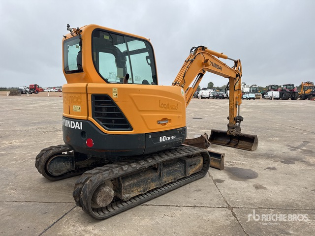 2017 Hyundai R60CR-9A Mini-Pelle Mini Excavator:  <6.6t - Mini escavadeira: foto 4 2017 Hyundai R60CR-9A Mini-Pelle Mini Excavator:  <6.6t - Mini escavadeira: foto 4