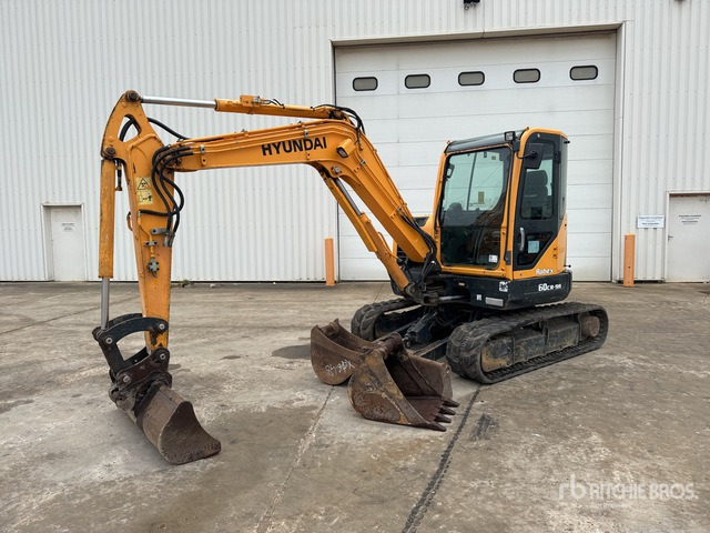 2017 Hyundai R60CR-9A Mini-Pelle Mini Excavator:  <6.6t - Mini escavadeira: foto 1 2017 Hyundai R60CR-9A Mini-Pelle Mini Excavator:  <6.6t - Mini escavadeira: foto 1