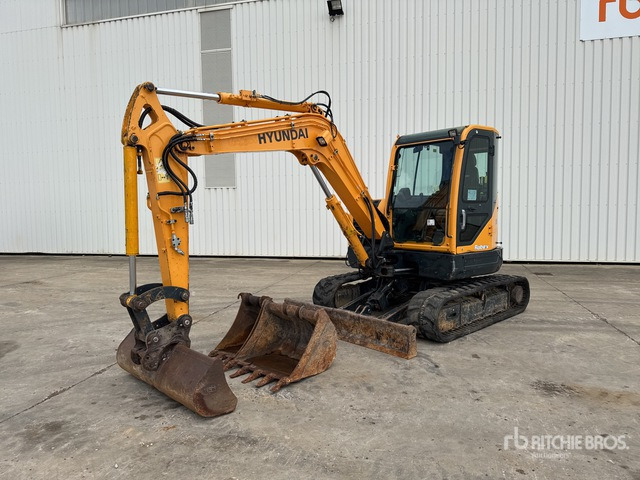 2017 Hyundai R60CR-9A Mini-Pelle Mini Excavator:  <6.6t - Mini escavadeira: foto 1 2017 Hyundai R60CR-9A Mini-Pelle Mini Excavator:  <6.6t - Mini escavadeira: foto 1
