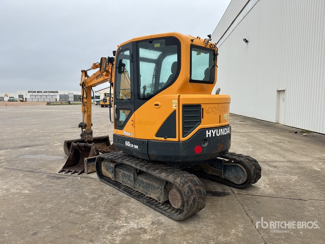 2017 Hyundai R60CR-9A Mini-Pelle Mini Excavator:  <6.6t - Mini escavadeira: foto 3 2017 Hyundai R60CR-9A Mini-Pelle Mini Excavator:  <6.6t - Mini escavadeira: foto 3